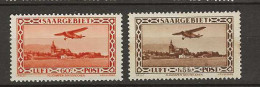 1932 MH Saargebiet MI 158-59 - Nuevos