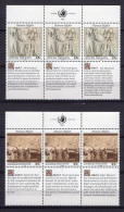 United Nations New York 1990 Serie 2v With Tabs In 3 Languages Human Rights MNH - Nuovi