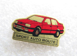 TRES RARE  PIN'S    VOLKSWAGEN  VENTO  VR 6   SPORT AUTO ROUTE - Volkswagen