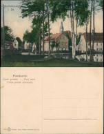 Ansichtskarte Großröhrsdorf Stadtpartie - Teich Colorierte AK 1912 - Grossröhrsdorf