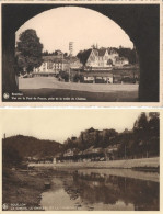 BOUILLON : Vue Sur Le Pont De France,prise De La Voûte Du Château + Le Château Et La "Ramonette" ( 2 Cartes ). - Bouillon