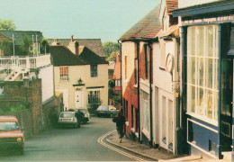 West Street Harrow Posh Lady On Steep Hill Middlesex Postcard - Middlesex