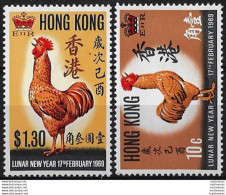 1969 Hong Kong Lunar New Year 2v. MNH SG N. 257/58 - Autres & Non Classés