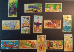 Lot Of 13 Bubble Gum LION KING Advertising Stickers.   IL RE LEONE Adesivi Delle Gomme Da Masticare. Наклейки - Autres & Non Classés