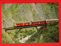 VBC-30 Steffenbachbrücke Zwischen Realp Und Tiefenbach Auf Der Dampfbahn Furka-Bergstrecke (in Oktober 1976) - Realp