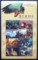 Gambia - 2000  - Birds Througr The Eyes Of Famous Painters - Yv 3260/67 - Aves Gruiformes (Grullas)