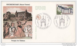 France- FDC -Rochechouart -History - 1960-1969