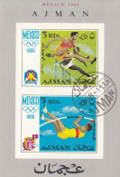 AJMAN Block 32,used - Ete 1968: Mexico