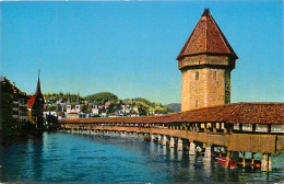 Suisse - LU Lucerne - Luzern - Kapellbrucke - Pont De Chapelle - CPM - Carte Neuve - Voir Scans Recto-Verso - Altri & Non Classificati