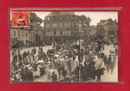 27-CPA VERNON - CARTE PHOTO PLACE D'EVREUX - Vernon