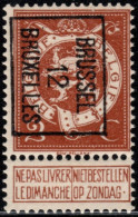 Typo 33B (BRUSSEL 12 BRUXELLES) - **/mnh - Typografisch 1912-14 (Cijfer-leeuw)