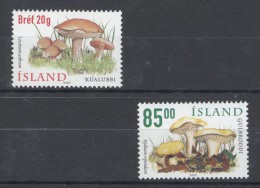 Iceland - 2002 Mushrooms MNH__(TH-4977) - Unused Stamps