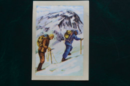 Chromos Chocolat Jacques Hillary Tenzing Vainqueur Everest 1953 Himalaya Mountaineering Escalade Alpinisme - Jacques