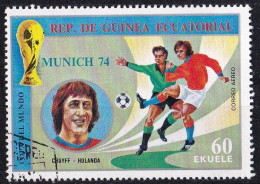 (Äquatorial Guinea 1974)  Fußballweltmeisterschaft - Westdeutschland 1974 O/used (A5-19) - 1974 – Westdeutschland