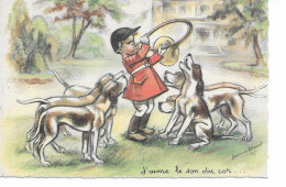 Bouret Germaine     Enfants Chiens J'aime Le Son Du Cor - Bouret, Germaine