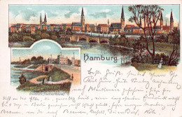 Hamburg Uhlenhorst Feenteichbrücke Gl1902 #149.206 - Other & Unclassified