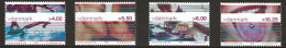 Denmark 2001 Youth Culture. Skateboarder, Kiss. Scratching,Piercing.  Mi 1281-1284 MNH/**) - Unused Stamps