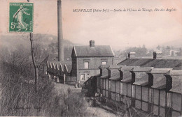 Monville - Sortie De L'Usine De Tissage  , Dites Des Anglais -  CPA °J - Maromme