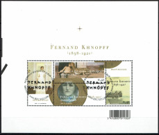 2004 Bloc 107 (N°3229/32) - Fernand Khnopff - Schilder - Beeldhouwer - Peintre - Sculpteur - Symbolisme - Gestempeld - 2002-… (€)
