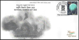 India 2023 National Science Day,Physicist,Education,Physics,Space,Raman Reserch Institute, Sp Cover (**) Inde Indien - Storia Postale