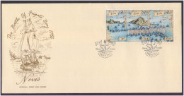 The Battle Of Frigate Bay 1782 American Revolutionary War, Explorer, Geography, Flagship, Ship, Map, Barfleur Nevis FDC - Marítimo