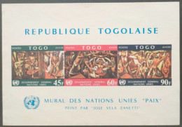 TOGO / YT BF 27 / ART - PEINTURE - NATIONS UNIES - DESARMEMENT / NEUF ** / MNH - ONU