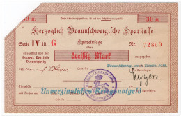 GERMANY,30 MARK,1918,AU - Sonstige & Ohne Zuordnung