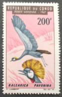 CONGO / YT PA 51 / FAUNE - OISEAU - GRUE COURONNEE / NEUF ** / MNH - Grues Et Gruiformes