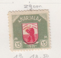 Finland: Karelië 13 Zonder Gom - Local Post Stamps