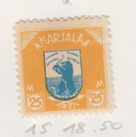 Finland: Karelië 15 * - Local Post Stamps