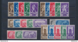 1930 Istituto Agricolo - Giri Coloniali - 25 Valori Per Le Quattro Colonie - MNH - Altri & Non Classificati