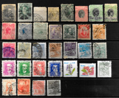 Z245 - BRESIL - LOT TIMBRES OBLITERES ( COTE > 58.00 € ) + 7 LETTRES - Collezioni & Lotti