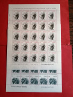 Italia **  Anno 1979 -  DISEGI DI EMILIO GRECO.  IN FOGLI.  Unif. 1471-1472. 2 FOGLI. PIEGATI  MNH** - Full Sheets