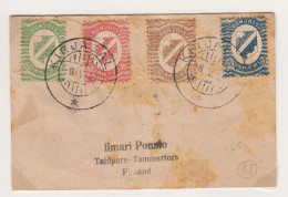 Finland: Noord-Ingermanland(Ingrië) Cat.Michel 1/4 Op Echt Gelopen Brief - Local Post Stamps