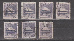 JAPAN:  1964/65  ENKAKUYI  TEMPLE  -  30 Y. USED  -  REP. 7  EXEMPLARY  -  YV/TELL.  700 - Usati