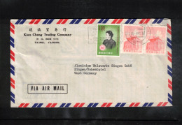 Taiwan 1961 Interesting Airmail Letter - Storia Postale