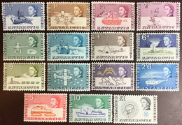 British Antarctic Territory BAT 1963 Transport Definitives Set MH - Unused Stamps