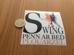 AUTOCOLLANT, Sticker «SWING PENN AR BED - PLOUARZEL (29)» (danse) - Stickers