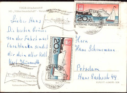 604368 | DDR Schiffspost, Schiff Völkerfreundschaft Auf Der Fahrt Nach Casablanca  | -, -, - - Storia Postale