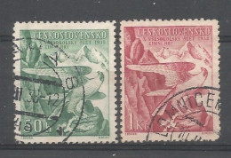 Ceskoslovensko 1938 Mount Tatras Bird Of Prey Y.T. 333/334 (0) - Gebraucht