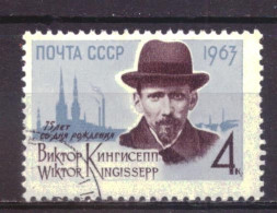 Soviet Union USSR 2733 Used Viktor Kingissepp (1963) - Gebruikt