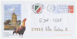 Postal Stationery / PAP France 2002 Windmill - Cock - Windmills