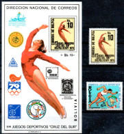 Bolivia 1979 ** CEFIBOL 1091-93 Primeros Juegos Deportivos "Cruz Del Sur" Realizados En La Paz. SERIE+HB - Bolivien