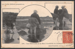49568 N°129 10c Semeuse Les Glaneuses De La Mer Date ? France Carte Maximum (card) - ...-1929