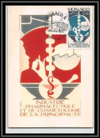 49086 N°1450 Industrie Pharmaceutique Et De Cosmétologie 1984 Monaco Carte Maximum (card) édition CEF - Maximumkarten (MC)