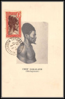 56751 N°162 Chef Sakalave 1938 Madagascar Carte Maximum (card)  - Briefe U. Dokumente