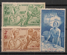 ININI - 1942 - Poste Aérienne PA N°YT. 1 à 3 - PEIQI - Neuf Luxe ** / MNH / Postfrisch - Neufs