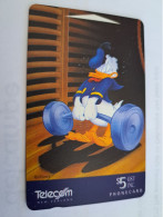 NEW ZEALAND  MAGNETIC $5,-/DISNEY  DONALD DUCK  /ADDB/    ADVERTISING CARD / MINT   **16761** - Neuseeland