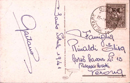 1941-Posta Militare 550 C.2 (22.12) Su Cartolina Affrancata Egeo C.10 - Aegean