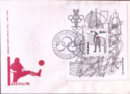 1976-POLONIA Giochi Olimpici Montreal (FG 71) Su Fdc - FDC